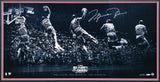 Michael Jordan Autographed Framed 18x36 Photo Bulls Dunk Contest /123 UDA