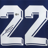 Javier Zanetti Signed Argentina FC Away Soccer Jersey #22 with Beckett COA