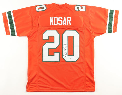 Bernie Kosar Signed Miami Hurricanes Jersey (JSA) National Champions / 1983