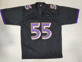 TERRELL SUGGS AUTOGRAPHED SIGNED PRO STYLE CUSTOM XL JERSEY W/ JSA HOLOGRAM ONLY