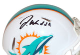 Jaylen Waddle Autographed Miami Dolphins Mini Helmet BAS 40192