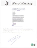 Shaquille O'Neal Authentic Signed 1988 Northwestern Recruitment Letter BAS