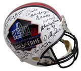 NFL Hall of Famers Multi-Signed (24) Full Size Replica Football Helmet 213070