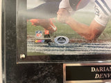 Darian Stewart Autographed Denver Broncos 8x10 Photo -- with Plaque | JSA COA