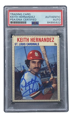 Keith Hernandez Signed Cardinals 1979 Hostess #108 Trading Card PSA/DNA