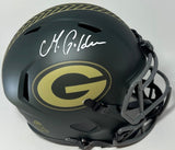 Packers MATTHEW GOLDEN Signed Full Size Replica 2025 SALUTE Helmet AUTO - BAS