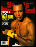 Sugar Ray Leonard Autographed Sports Illustrated Magazine Beckett QR #BM37189