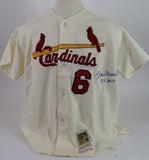 Stan Musial St Louis Cardinals Autographed Mitchell & Ness Jersey MLB COA