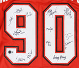 1990 UNLV Runnin' Rebels National Champs Jersey Signed by (13) w/ Larry Johnson