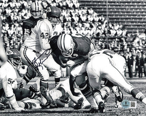 Johnny Robinson Autographed 8x10 Photo Kansas City Chiefs Beckett QR #BS31981