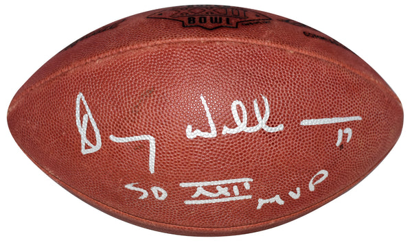 DOUG WILLIAMS SIGNED WASHINGTON REDSKINS WILSON SUPER BOWL 22 XXII FOOTBALL