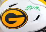 Davante Adams Signed Green Bay Packers Full Size Lunar SpeedFlex Helmet-BAW Holo