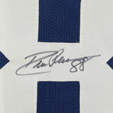 FRAMED Autographed/Signed DREW PEARSON 33x42 Dallas Thanksgiving Jersey JSA COA