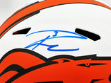 RUSSELL WILSON AUTOGRAPHED BRONCOS LUNAR FULL SIZE HELMET FANATICS 227940
