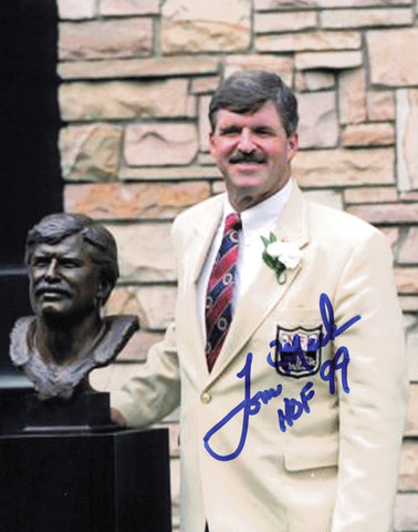 Tom Mack Autographed Signed 8x10 Photo Los Angeles Rams "HOF 99" SKU #247435