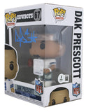 Cowboys Dak Prescott Signed #67 Funko Pop Vinyl Figure Creased BAS Wit #2W978184