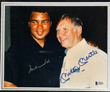 Muhammad Ali & Mickey Mantle Autographed 8x10 Photo Framed Collage Beckett LOA