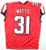 Xavier Watts Signed Atlanta Falcons Jersey (JSA) Ex-Notre Dame Defensive Back