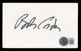 Bob Costas Broadcaster Authentic Signed 3x5 Index Card Autographed BAS #BT03518