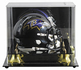 Ravens Zay Flowers Authentic Signed Speed Mini Helmet W/ Case BAS Witnessed