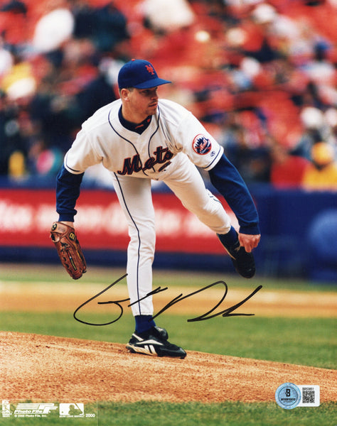 Glendon Rusch Autographed New York Mets 8x10 Photo Beckett Authenticated