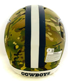 DAK PRESCOTT SIGNED COWBOYS FS CAMO SPEED AUTHENTIC HELMET BECKETT COA