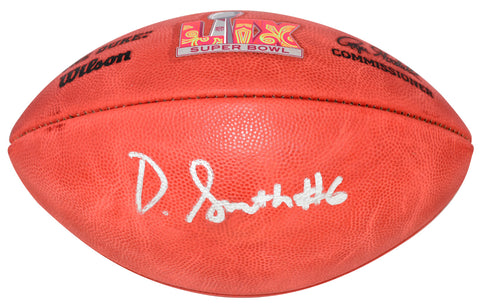 DEVONTA SMITH SIGNED PHILADELPHIA EAGLES WILSON SUPER BOWL LIX 59 FOOTBALL