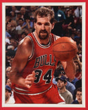 Bill Wennington Signed Chicago Bulls Framed Jersey "3x NBA Champ '96 '97' '98"