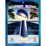 Unautographed Magazine Colts vs Chicago Bears 2007 Super Bowl XLI Program 58480