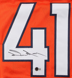 Drew Sanders Signed Denver Broncos Jersey (Beckett) 2023 3rd Rnd Pck/ Linebacker