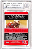 Patrick Willis Autographed/Signed 2007 Bowman #187 Card Beckett 38718