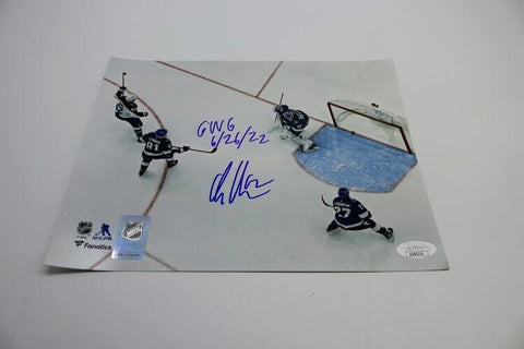 Artturi Lehkonen Autographed Avs 8x10 GWG Stanley Cup Final Inscribed JSA COA