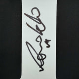 Autographed/Signed Ronaldo Nazario Real Madrid Black Jersey Beckett COA