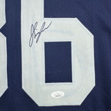 Autographed/Signed Jaylin Simpson Auburn Blue College Jersey JSA COA