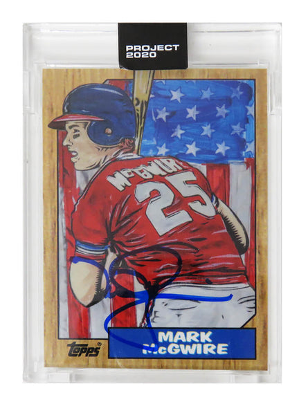 Mark McGwire Autographed Topps Project 2020 Card #81 (Blake Jamieson) - SS COA