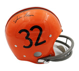 Jim Brown Signed Cleveland Browns RK Suspension Authentic #32 NFL Helmet