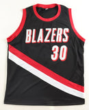 Rasheed Wallace Signed Portland Trail Blazers Jersey (Beckett) 2004 NBA Champion