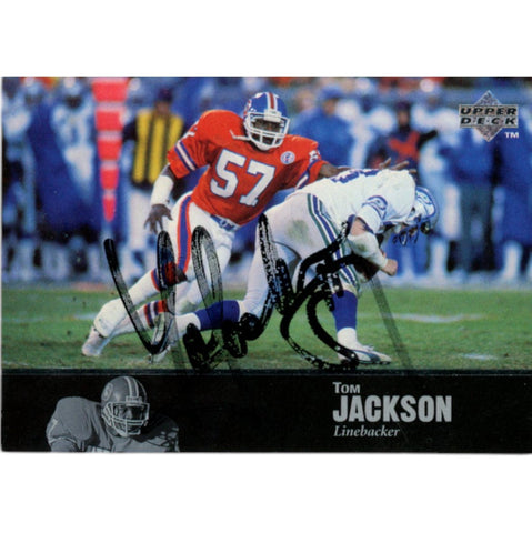 Tom Jackson Autographed/Signed 1997 Upper Deck #119 Trading Card Beckett 59187