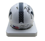 London Fletcher Signed Salute to Service Mini Helmet Commanders JSA 194007