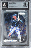 Padres Trent Grisham Authentic Signed 2020 Panini Prizm #80 Card BAS Slabbed