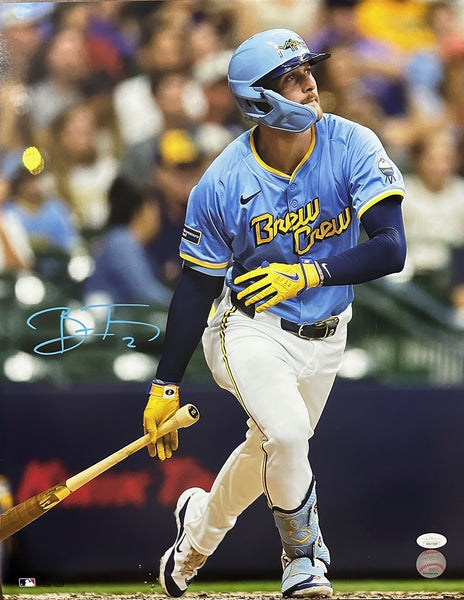 Brewers Infield Prospect BRICE TURANG Signed 16x20 Photo #4 AUTO - JSA