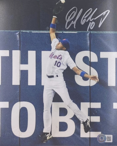 Endy Chavez Signed 8x10 New York Mets Photo BAS