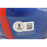 Brian Burns Autographed New York Giants Color Rush Mini Helmet Beckett 53885