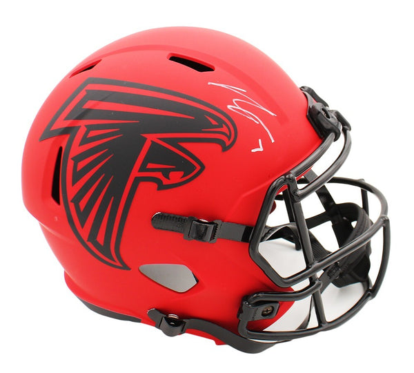 Bijan Robinson Signed Atlanta Falcons Speed Full Size Rave NFL Helmet