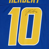 Justin Herbert Autographed LA Chargers Royal Nike Vapor Limited Jersey Fanatics