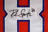 Rod Smith Autographed Denver Broncos Orange Jersey Lighted Framed Beckett COA