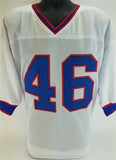 Leonard Smith Signed Buffalo Bills Jersey Inscribed "Hitman" (JSA COA)