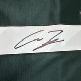 Framed Autographed/Signed Alejandro Garnacho 33x42 Man U. Green Jersey BAS COA