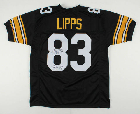 Louis Lipps Signed Pittsburgh Steeler Jersey Inscribed "Steeler 4 Life"(TSE COA)