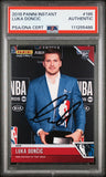 Mavericks Luka Doncic Signed 2018 Panini Instant #195 Rookie Card PSA Slabbed 3